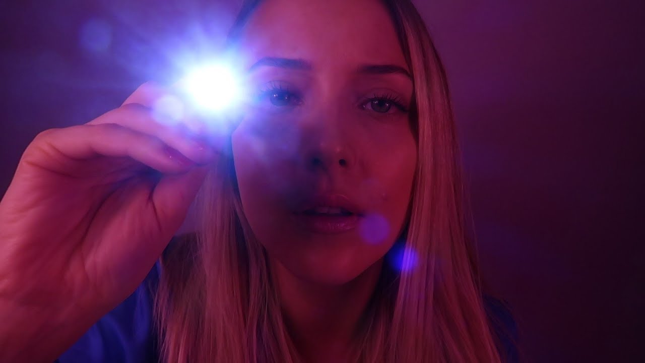 ASMR: Nurse Checks Your Vitals with Cranial Nerve Check, Flashlight & Latex Gloves