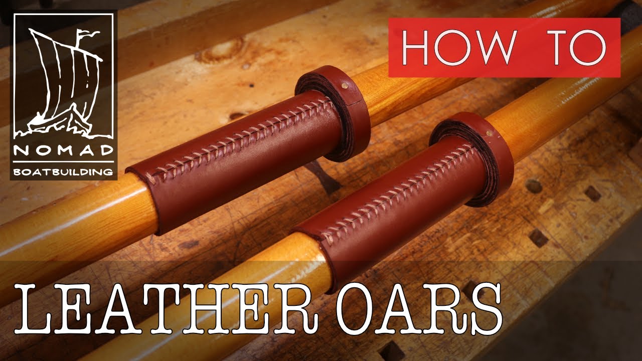 How to put leather collars on oars