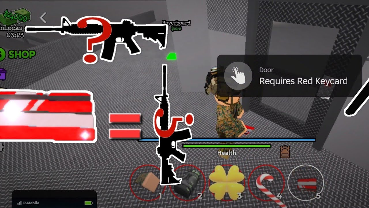 Short Raid With Military Card In Roblox Ohio