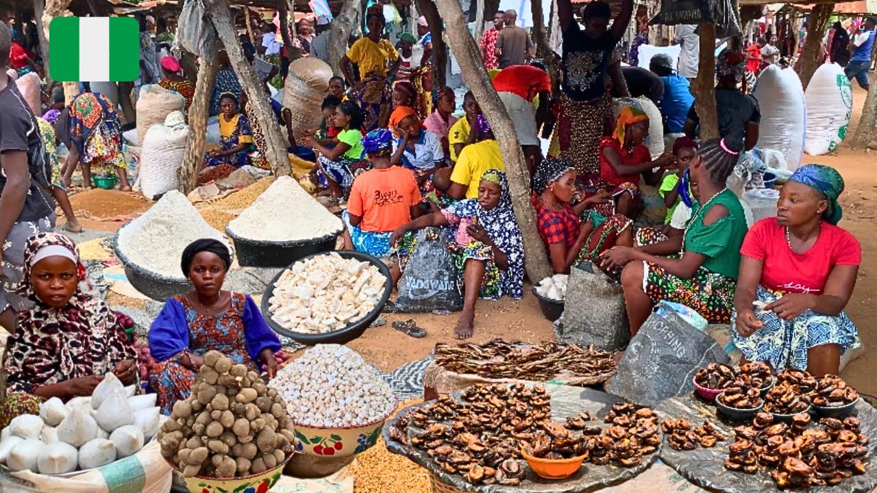 Largest Rural Village Market Day in Ashangwa Nigeria 🇳🇬 West Africa