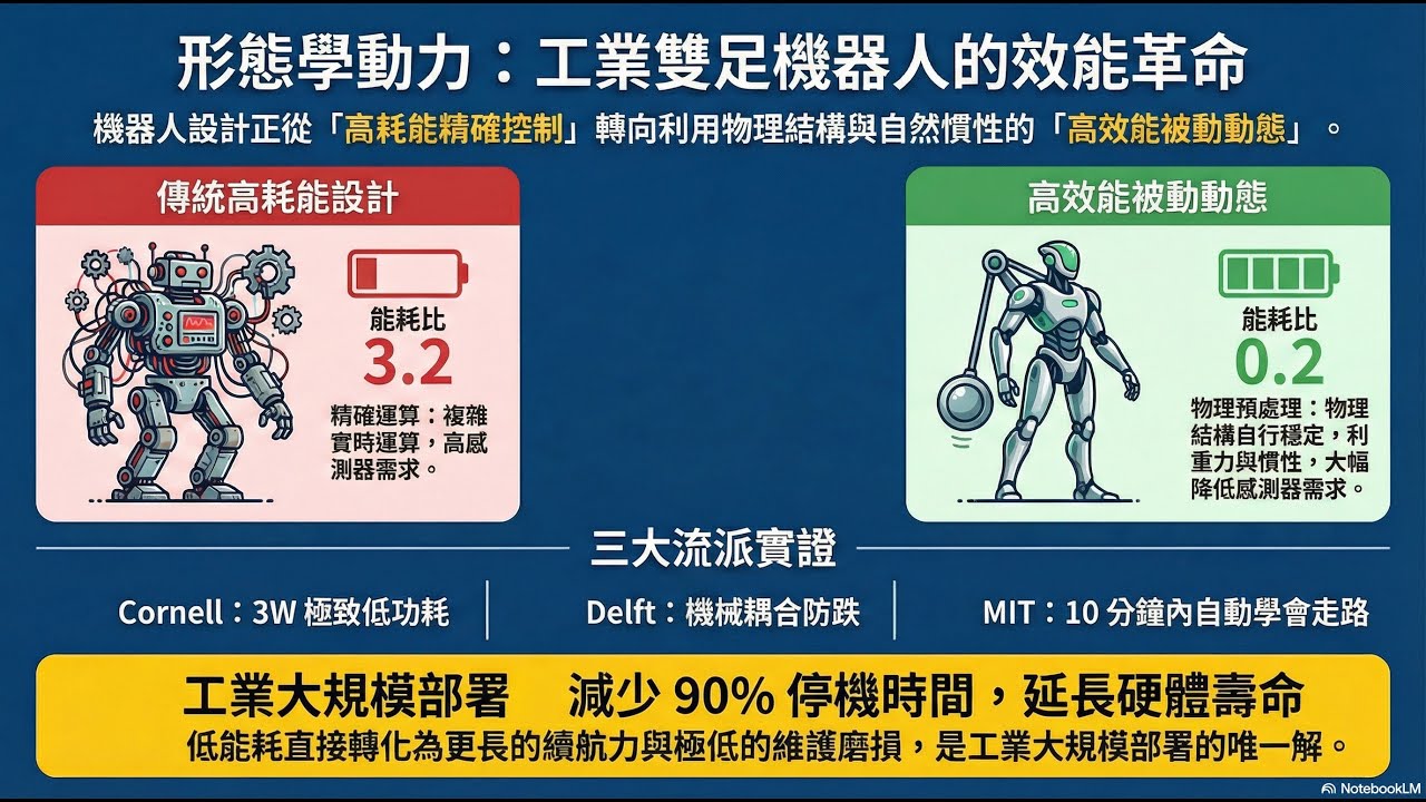 [科技] 高效雙足機器人：被動動力學革命