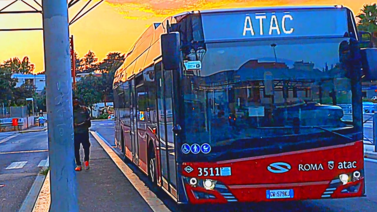 Laurentina: Bus and Metro Lines in Action #roma