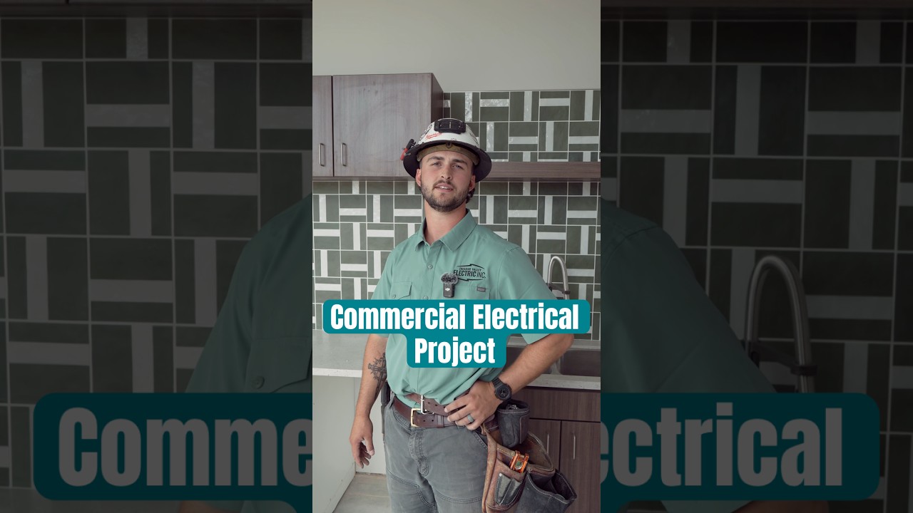 How does a Commercial Electrical Project Go? ⚡️ #commercialelectrician #electrician #construction