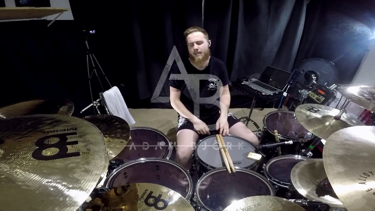 Adam Bj&ouml;rk - Bleeding Utopia - Crown of Horns - Exclusive Drum Play-through