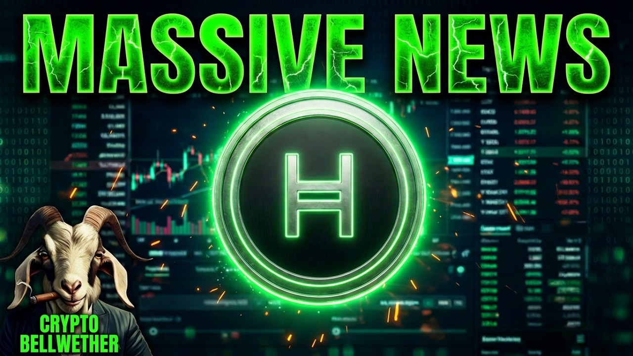 Massive HBAR News that No One is Talking About - Time to BUY? Price Prediction! #hbar #xrp #xlm