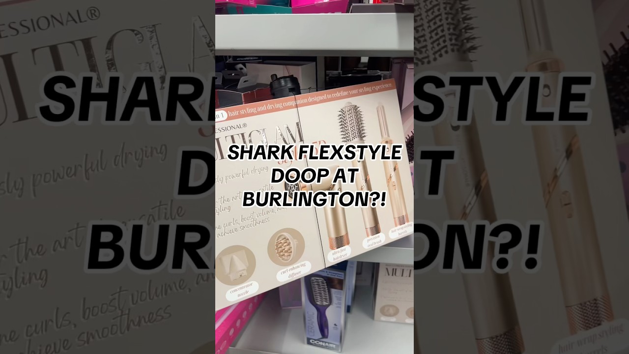 OMG! SHARK FLEXSTYLE HAIR STYLER DUPE AT BURLINGTON FOR $35?! 🤯 