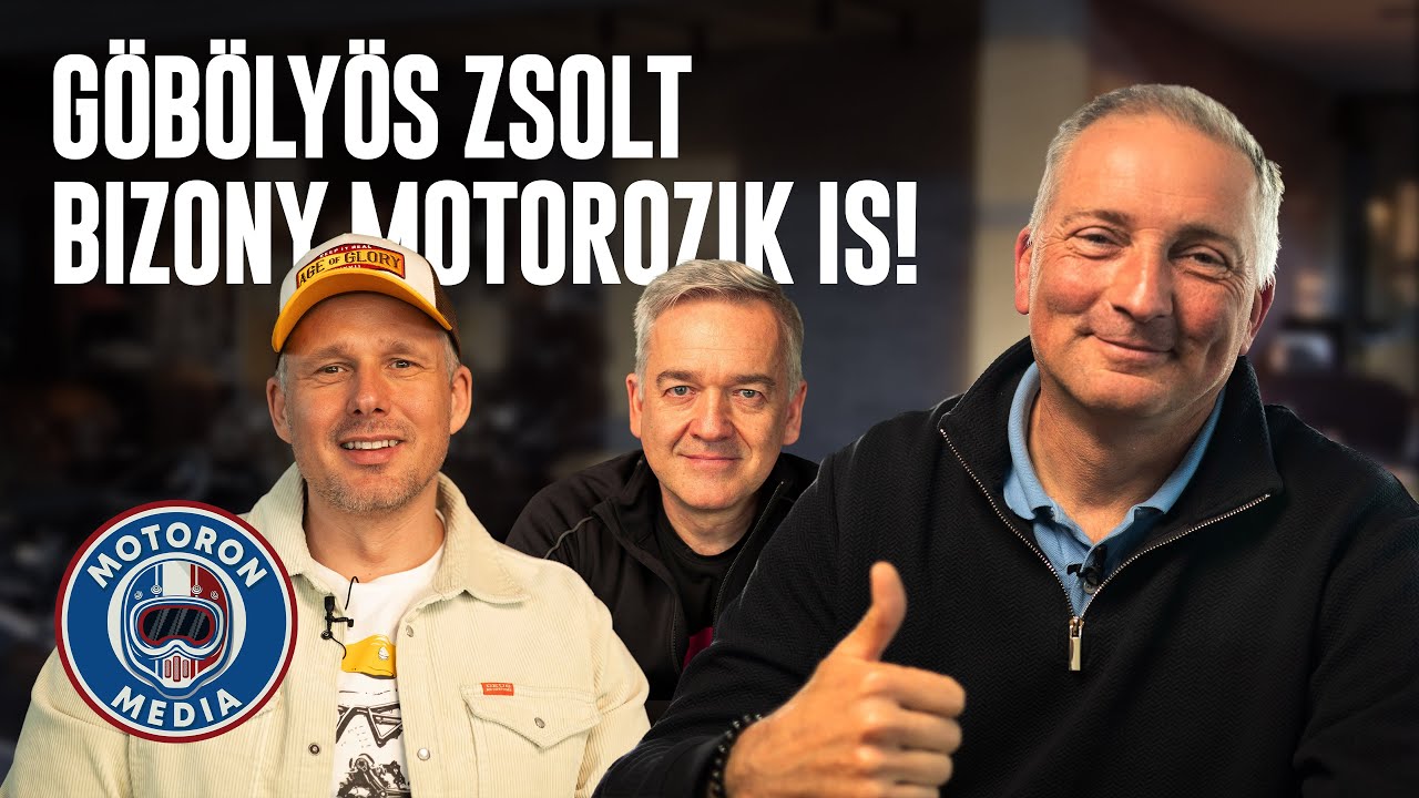 Göbölyös Zsolt bizony motorozik is!