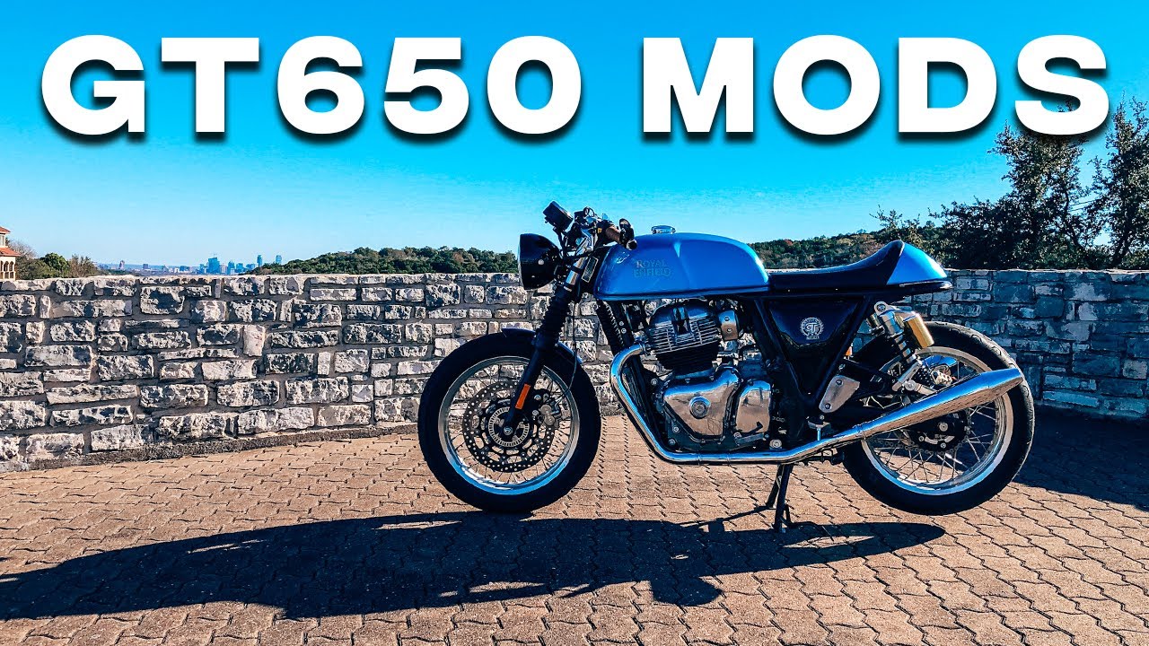 Modified Royal Enfield Continental GT 650: Cafe racer motorcycle mods