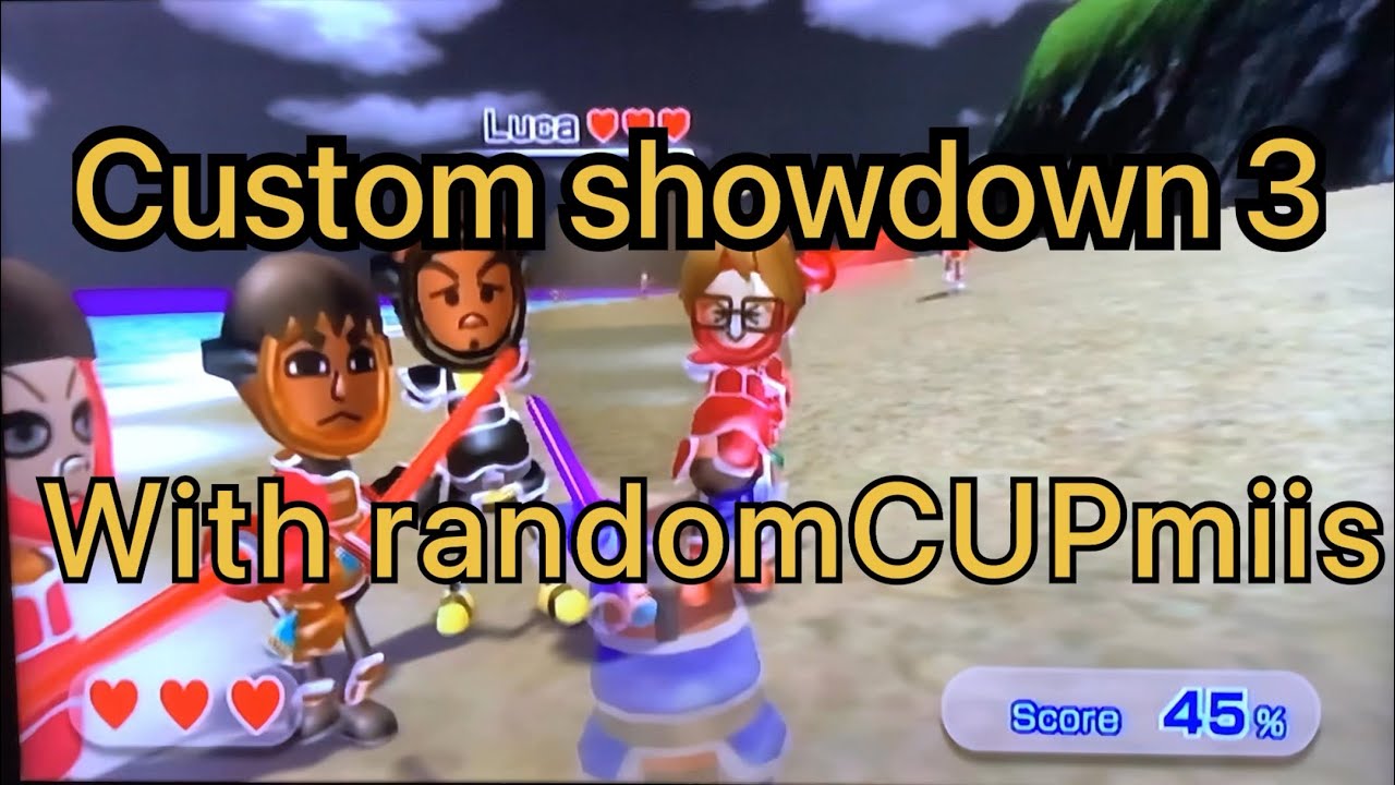 WSR - storm island (but with RandomCUPmiis) - ( Custom showdown 3)
