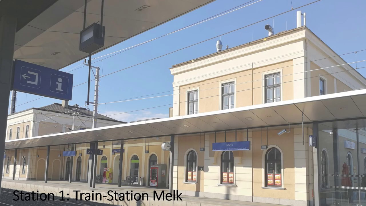 Virtual Tour Subcamp Melk - Station 1: Train Station Melk