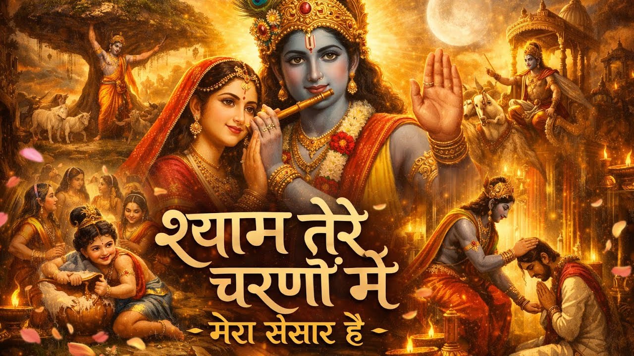 श्याम तेरे चरणों में | कृष्ण भजन | मधुर भक्ति गीत | Radha Krishna Bhajan | Latest Krishna Song 2026