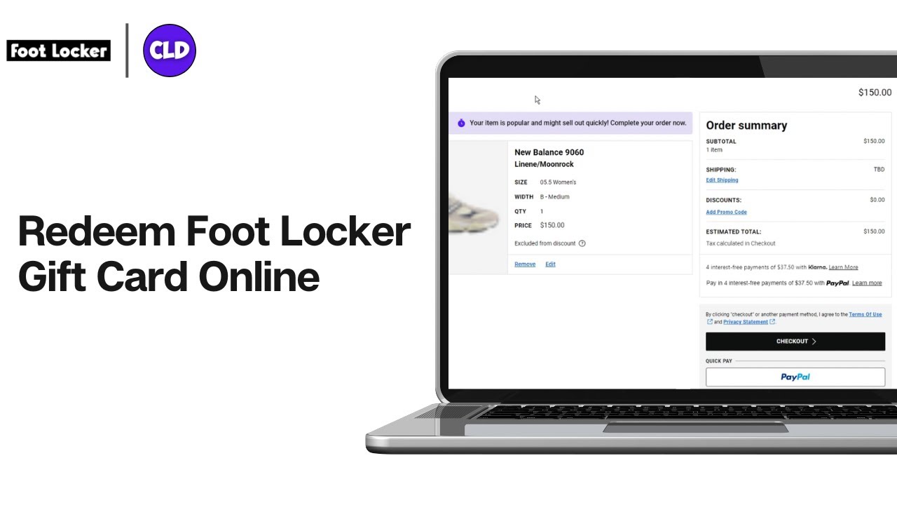 How To Redeem Foot Locker Gift Card Online 2024 | Use Foot Locker Gift Card (FULL GUIDE)
