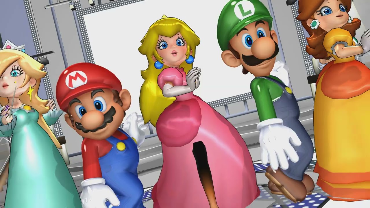 mmd super mario sentai slender legs 2012 ver.