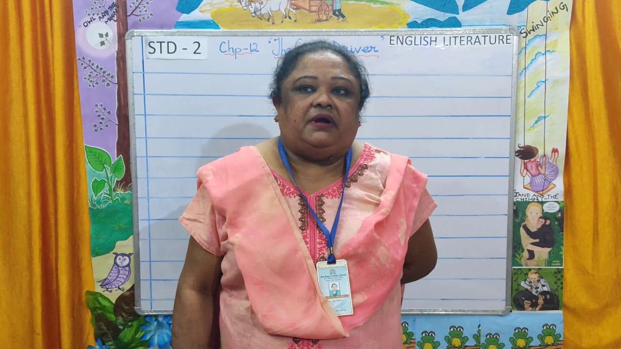 STD-2  ENGLISH LITERATURE  THE CART DRIVER CHAPTER 12
