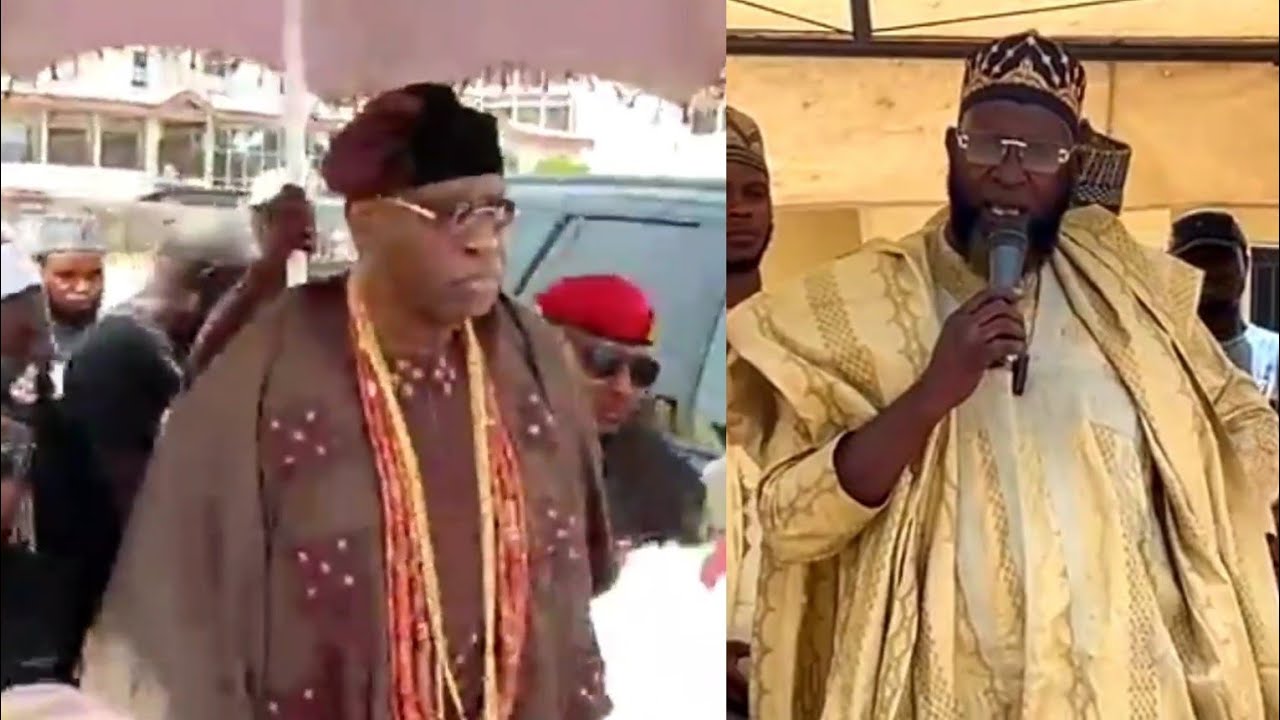 SOUN OGBOMOSHO OBA GHANDI AFOLABI ORUMOGEGE RAMADAN LECTURE WITH SHEIKH AKEWUGBAGOLD & IMAM PALACE 