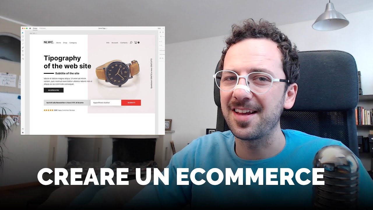 Web Design di un eCommerce in Adobe XD