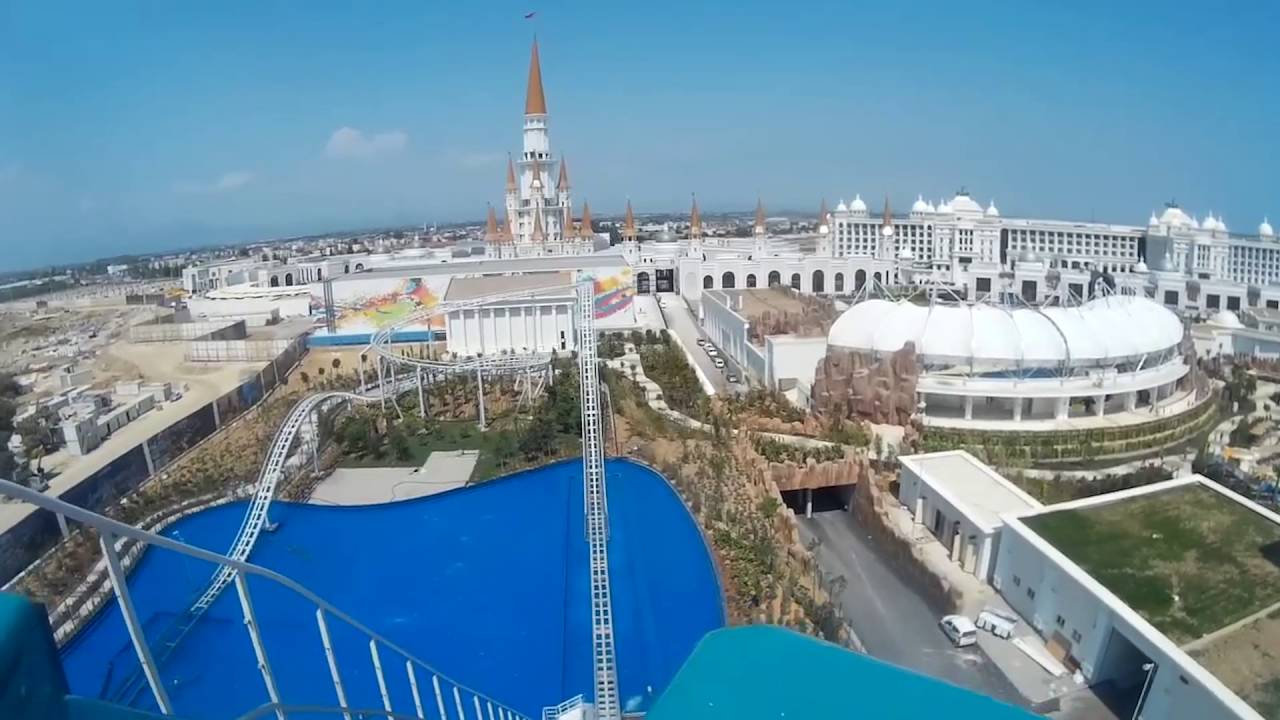 Typhoon (Water) Coaster POV OnRide | Land of Legends Park/Rixos World, Antalya
