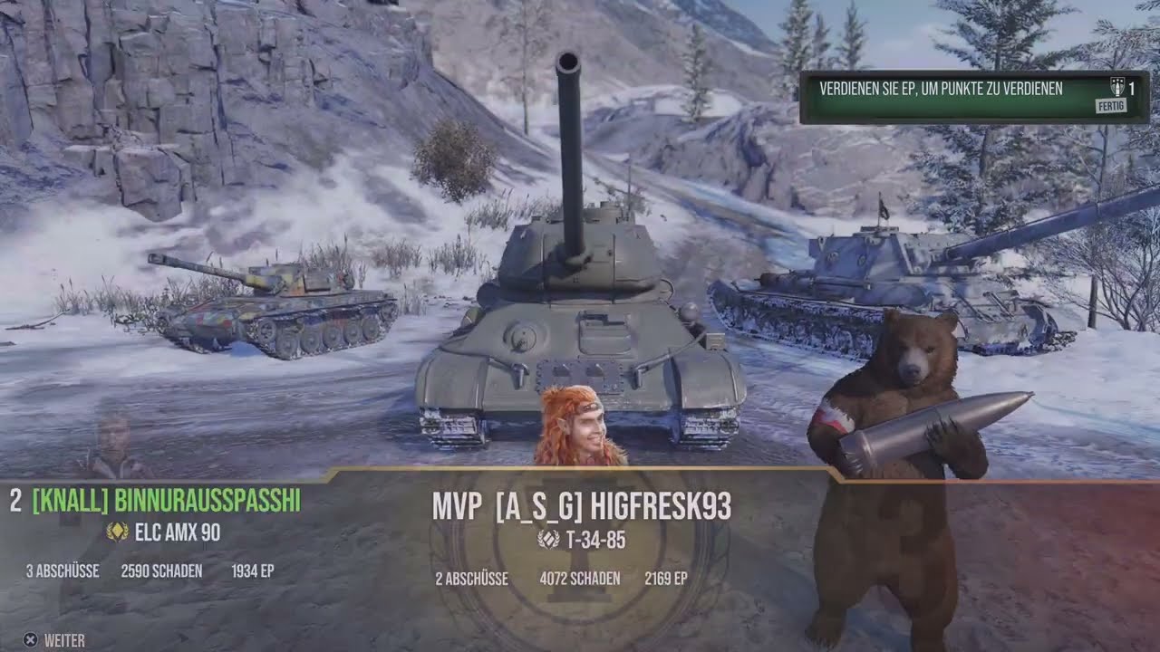 WoT T34-85 Rampage Teamplay 4k +0,3k