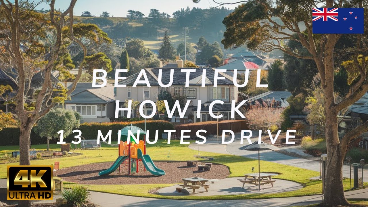 Beautiful East Auckland suburb Howick , Auckland New Zealand 4K