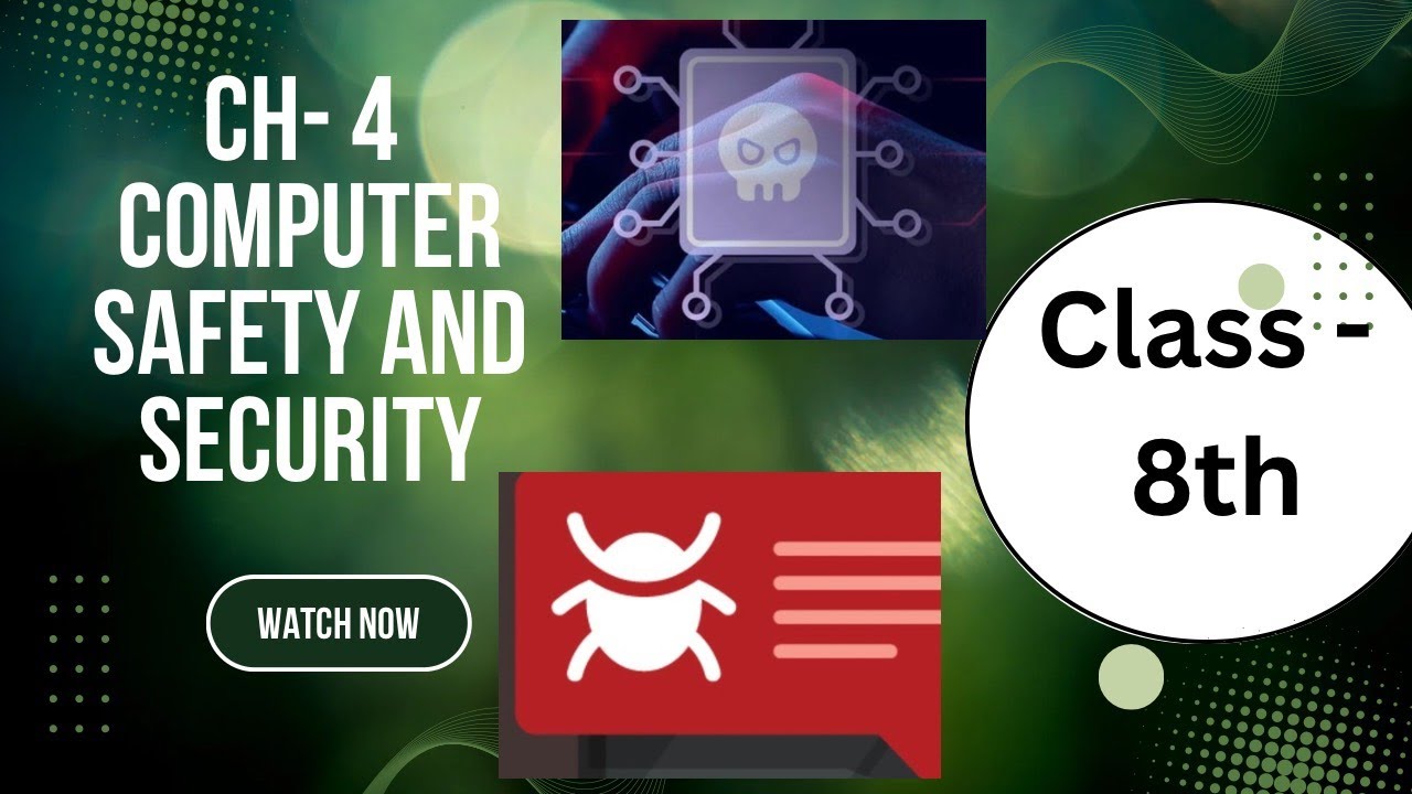 Class - 8th | Ch-4(2) Topic- Malware, Antivirus and Firewall | #education  #easylearning #computer