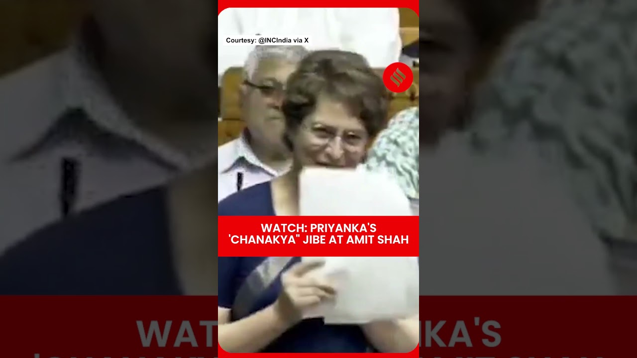 Priyanka Gandhi's Light-Hearted Dig at Amit Shah With &lsquo;Chanakya&rsquo; Remark