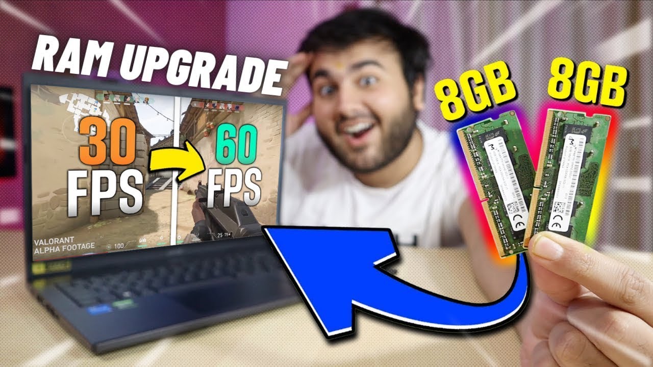 RAM Upgrade 8GB to 16GB (Dual Channel) in Laptop⚡️| Performance ??