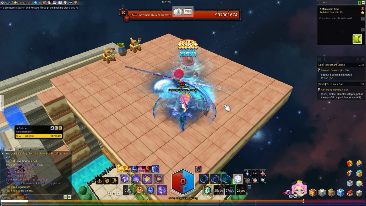 Runeblade GMS2 Awakening Rotation Example