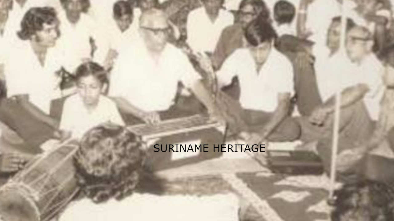 Harry Das (Guyana) and Soerdjoe Kalpoe (Suriname) doing a Dhrupad (Baithak Gana/Taan)