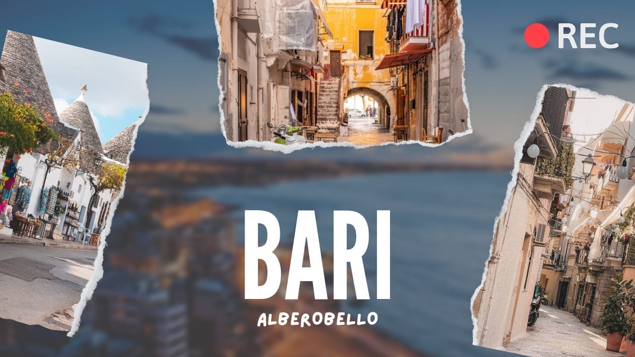 Scurtă Oprire în BARI și ALBEROBELLO, Pentru Gastronomia Italiana și Pentru Faimoșii Trulli. 4K UHD