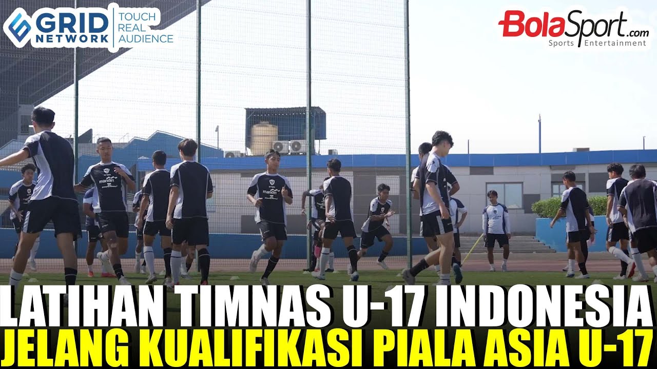 Suasana Latihan Timnas U-17 Indonesia Jelang Kualifikasi Piala Asia U-17 2025