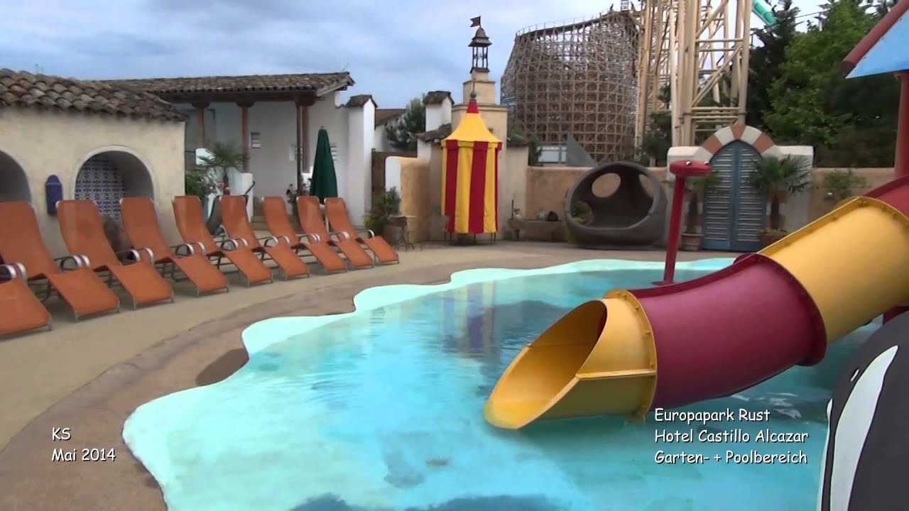 Burghotel Castillo Alcazar - Garten- und Poolbereich