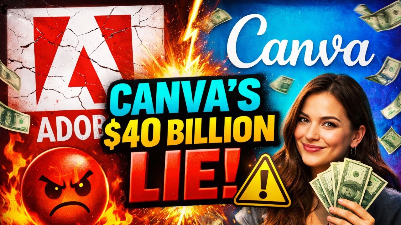 The Adobe Killer? How Canva Built a $40B Empire on a Lie