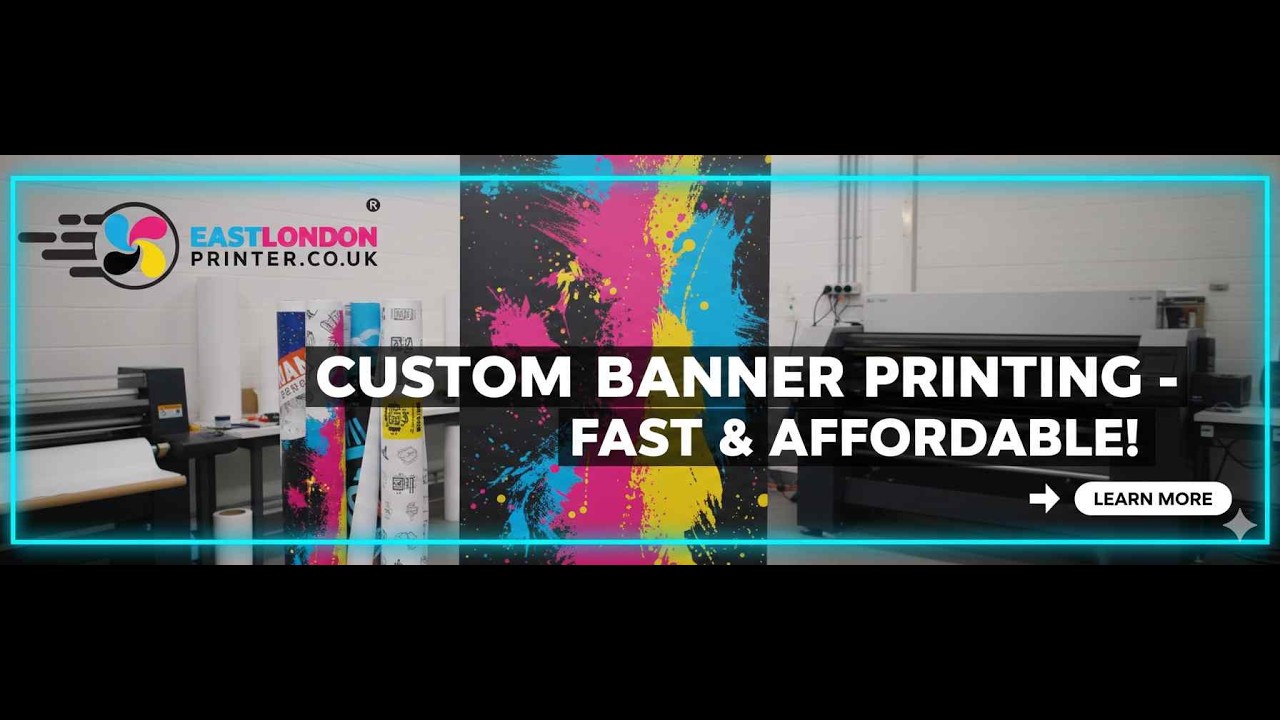Custom Banner Printing in London | Large Format & PVC Banners UK