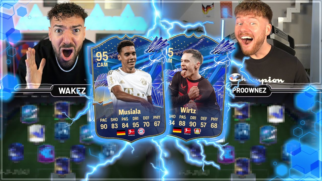 WIRTZ vs. MUSIALA TOTS SBB! 😍😱EA FC Squad Builder Battle: Wakez vs. Proownez!!🔥🔥