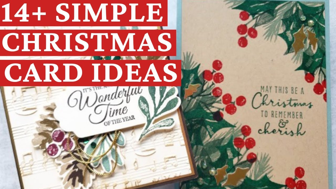 14+ Quick Christmas Card Ideas for 2021!