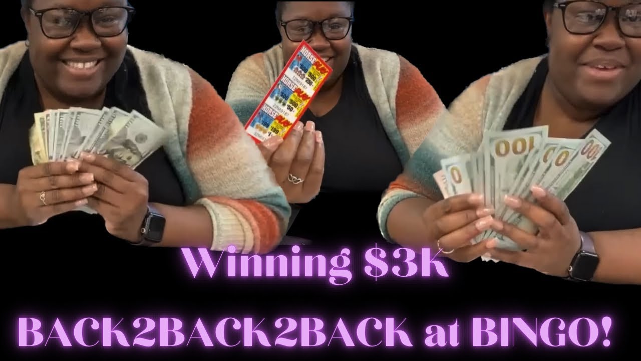$3,000 WIN! 3 Bingos BACK TO BACK TO BACK??🫣🤯😱