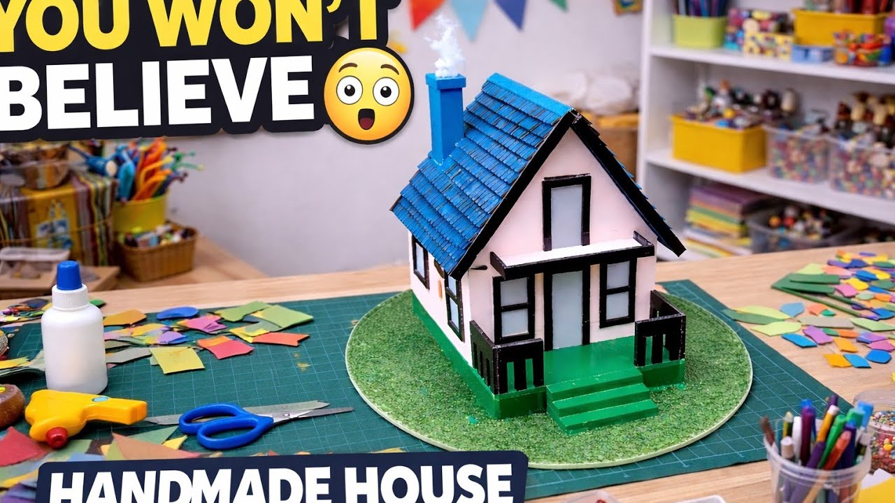 You Won’t Believe This Handmade Mini House! 😲🏠 | Easy DIY Craft