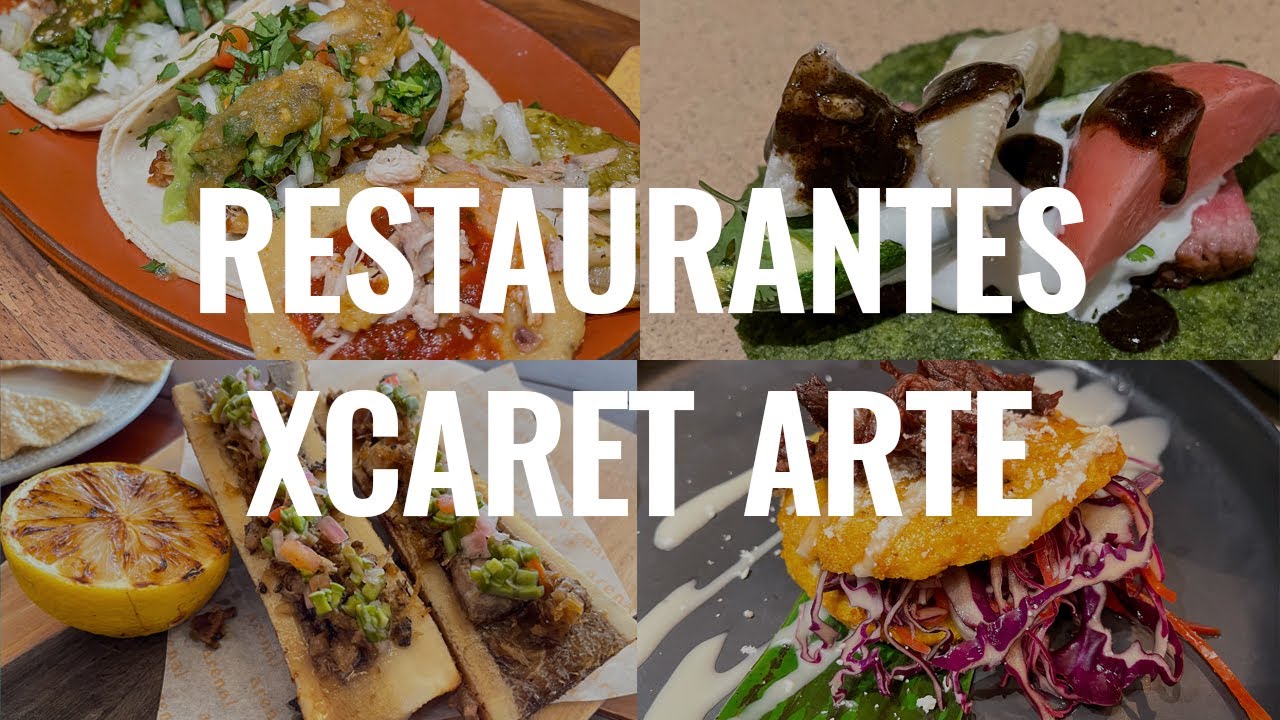 Probamos TODOS los restaurantes del XCARET ARTE 🌮 | ¿Cuáles merecen la pena✅ y cuáles no❌?