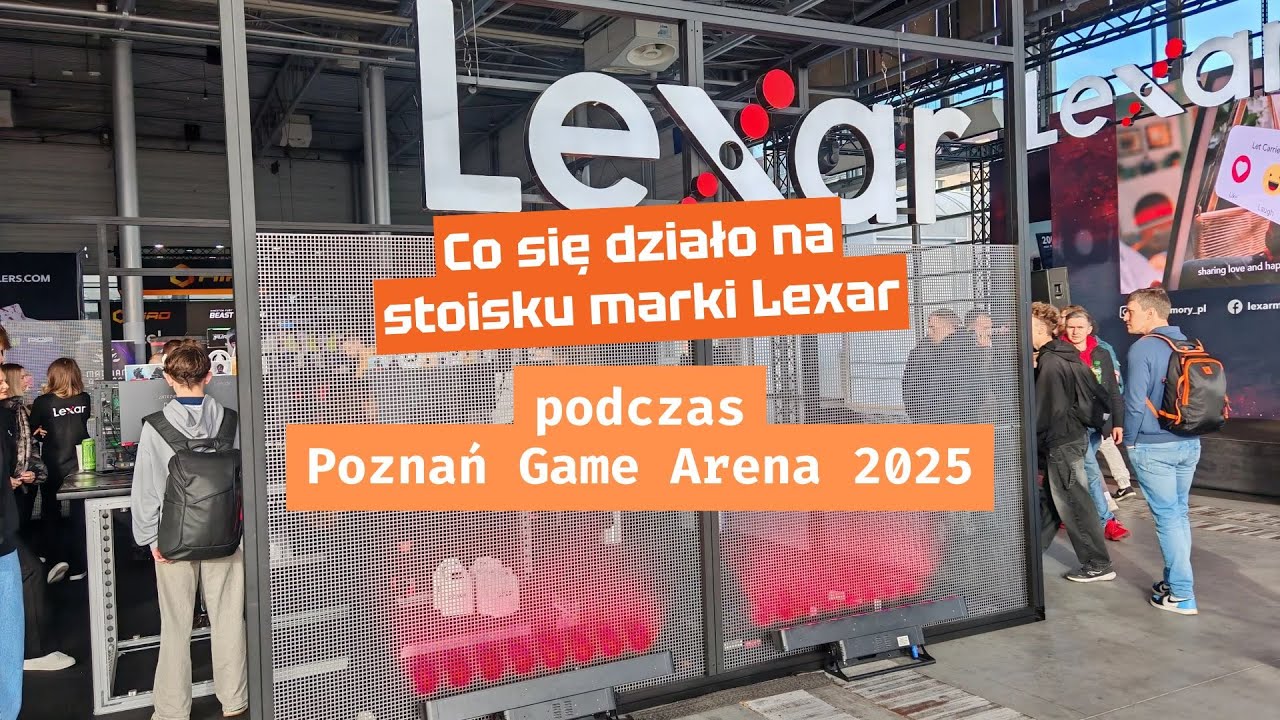 Co zobaczyliśmy na stoisku Lexar podczas targ&oacute;w Poznań Game Arena 2025?