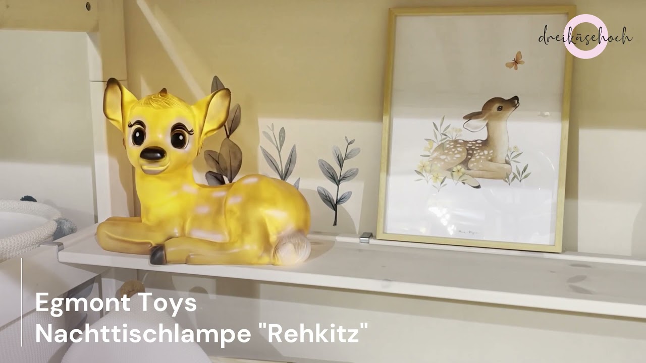 Dreik&auml;sehoch pr&auml;sentiert: Nachttischlampe Ricky das Reh von Egmont Toys