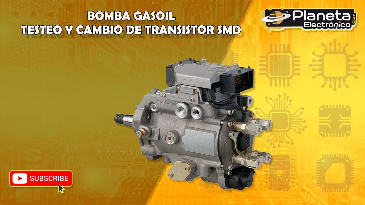 Bomba de GASOIL, testeo y cambio de transistor