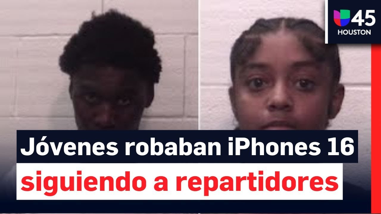 Arrestan a jóvenes sospechosos de robar iPhones 16 en Houston: viajaron de Detroit a Texas