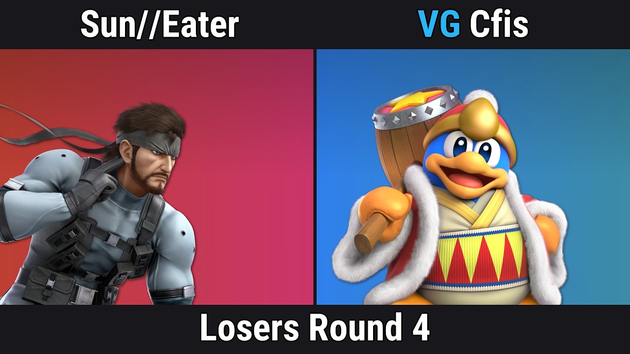 [Town and Züri (Monthly) #4] Losers Round 4 - Sun//Eater (Snake) VS VG | Cfis (King Dedede)