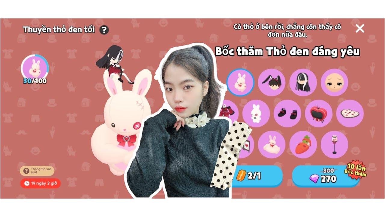 Bốc thăm Thỏ đen đáng yêu trong Play Together #playtogether #playtogethervng #gaming #lanlangaming 