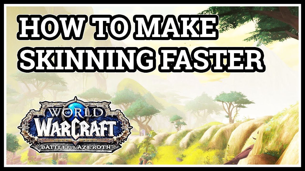 How to Make Skinning Faster BfA