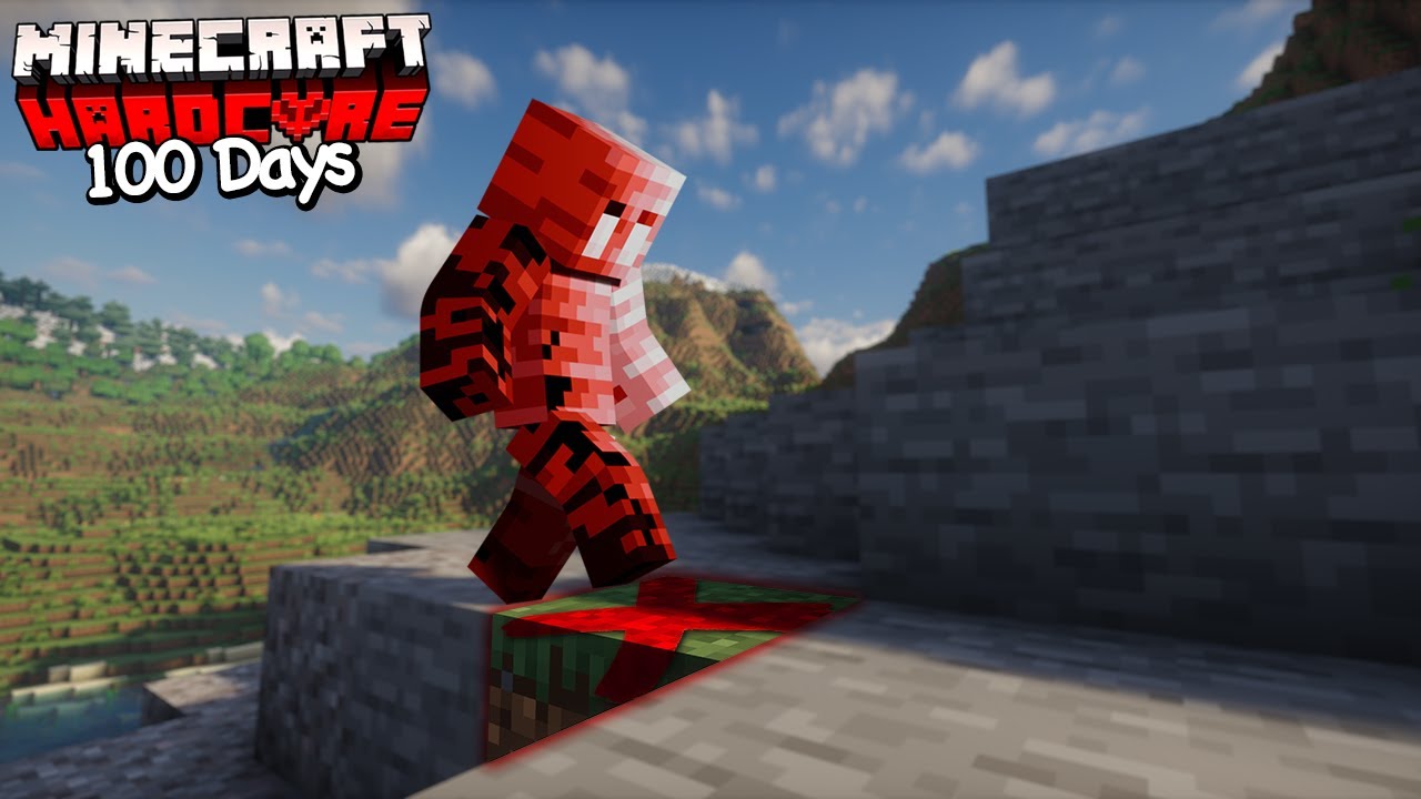 Hardcore Minecraft, But I Can't Touch Grass!