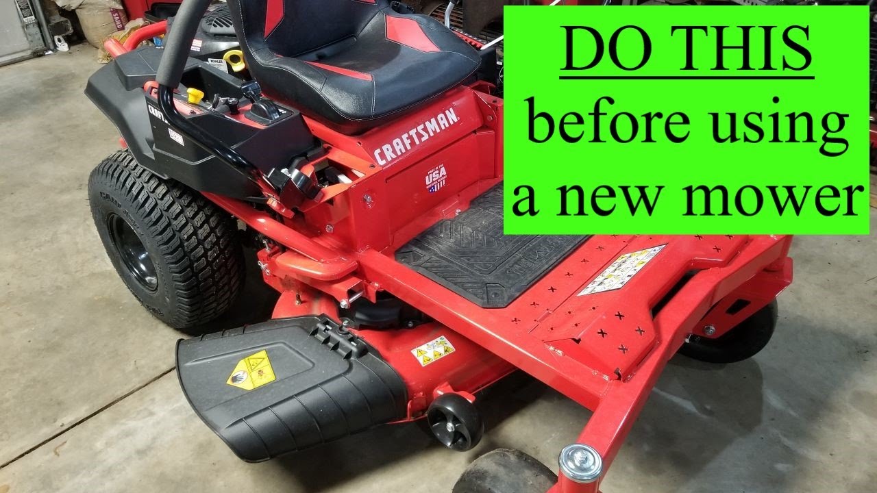 Repairs to a BRAND NEW Lawn Mower, Craftsman Z5200