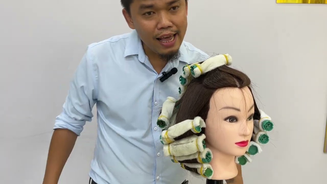 Quy trình uốn tóc tập 5 .cách lên trục tất cả các kiểu tóc uốn..
