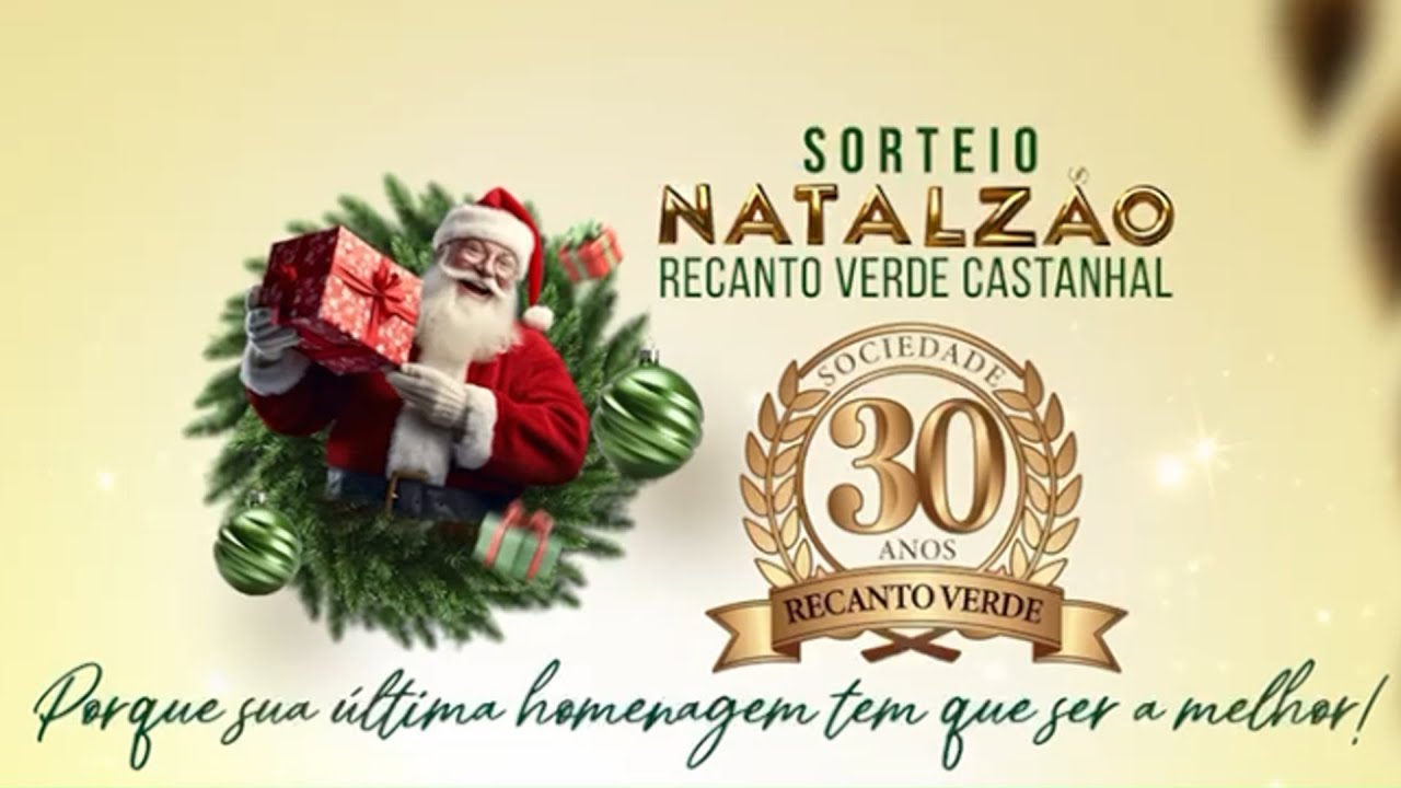 SORTEIO NATALZ&Atilde;O RECANTO VERDE CASTANHAL