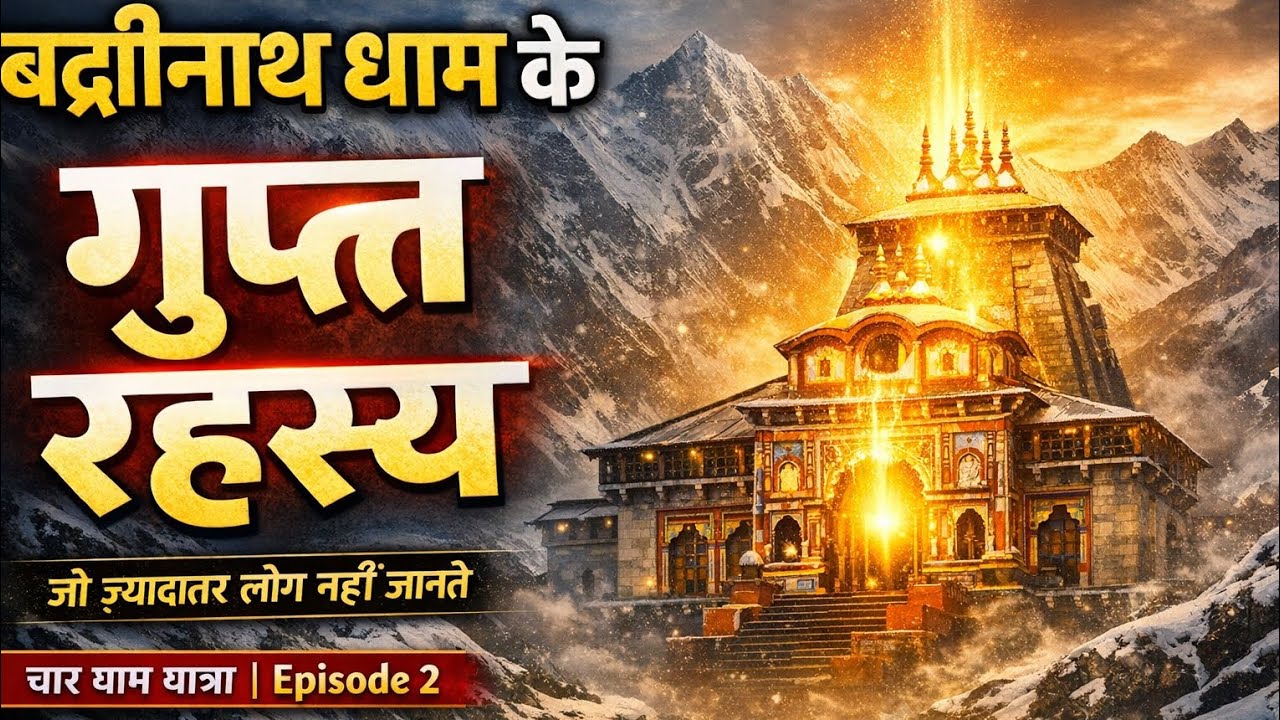 बद्रीनाथ धाम के गुप्त रहस्य | इतिहास, पुजारी परंपरा और अनसुने तथ्य | चार धाम यात्रा Ep-2
